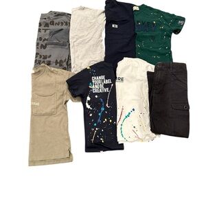 Zara Boys Short Sleeve Tees/Pants Bundle Size 6